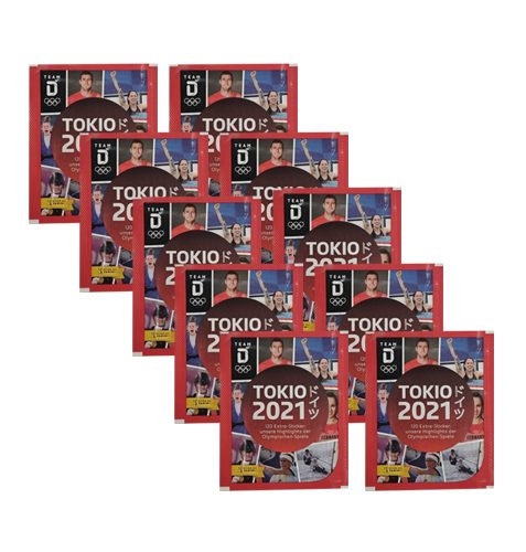 Panini Team Deutschland Teil 2 Tokio 2021 Sticker 10x Tüten