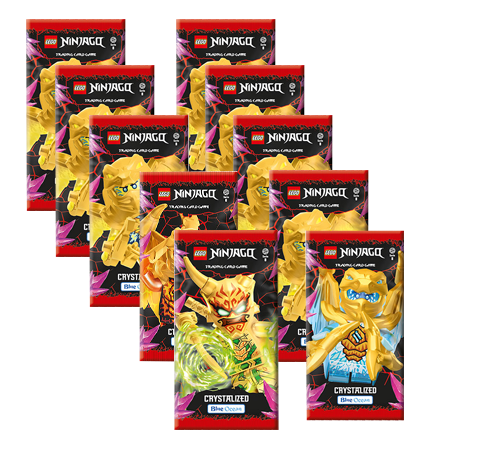 LEGO Ninjago TCG Serie 8 CRYSTALIZED - 10x Booster