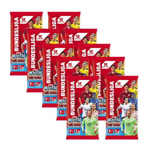 Topps Match Attax 2021/22 Bundesliga 10x Booster