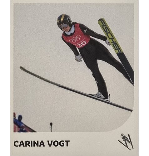 Panini Winterspiele 2022 Peking Sticker - Nr 100 Carina Vogt