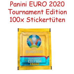 Panini EURO 2020 Tournament Edition Sticker - 100 Stickertüten