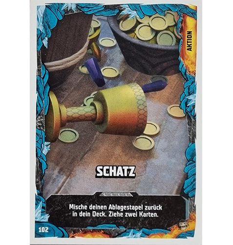 Lego Ninjago Serie 6 NEXT LEVEL Trading Cards Nr 102 Schatz