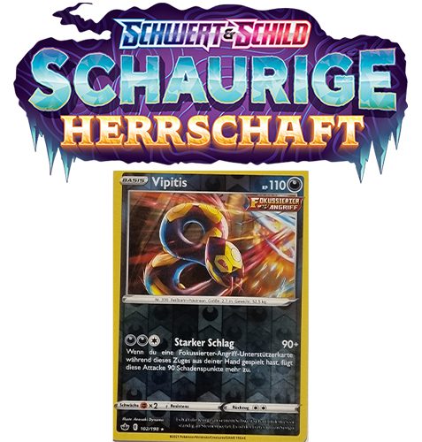 Pokémon Schaurige Herrschaft 102/198 Vipitis REVERSE HOLO