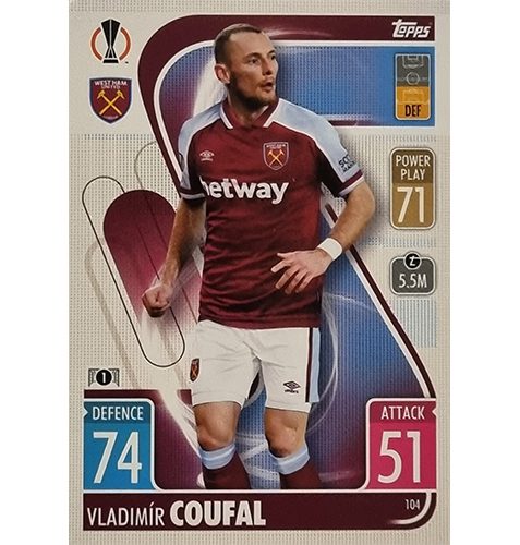 Topps Champions League 2021/2022 Nr 104 Vladimir Coufal