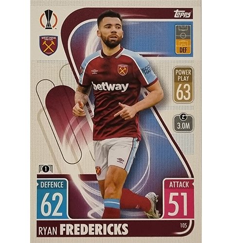 Topps Champions League 2021/2022 Nr 105 Ryan Fredericks