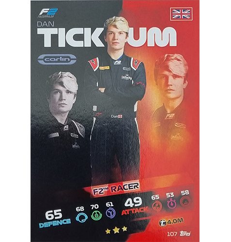 Turbo Attax 2021 Nr 107 Dan Ticktum