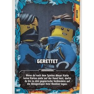 Lego Ninjago Serie 6 NEXT LEVEL Trading Cards Nr 107 Gerettet