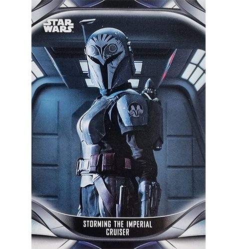 Topps The Mandalorian Trading Cards 2021 Nr 108 Storming the Imperal cruiser