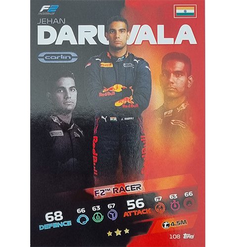 Turbo Attax 2021 Nr 108 Jehan Daruvala