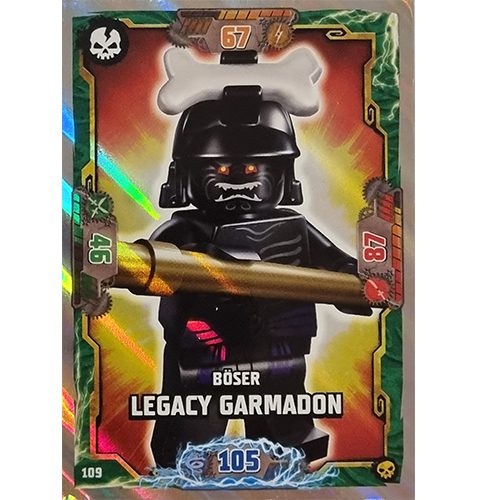 Lego Ninjago Serie 6 Trading Cards Nr 109 Böser Legacy Garmadon