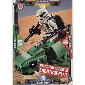 LEGO Star Wars Serie 3 Trading Cards Nr 109 Pflichtbewusster Sandtruppler