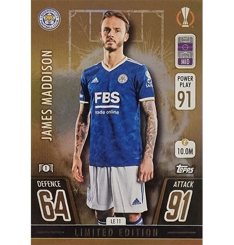 Topps Champions League 2021/2022 LE 11 James Maddison