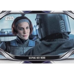 Topps The Mandalorian Trading Cards 2021 Nr 110 Keeping her word