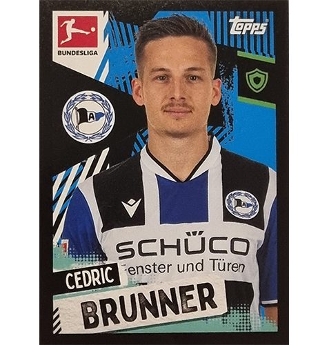 Topps Bundesliga Sticker Saison 2021/2022 Nr 110 Cedric Brunner