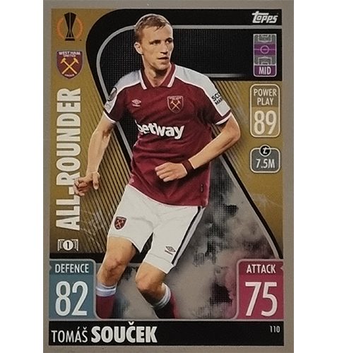 Topps Champions League 2021/2022 Nr 110 Tomas Soucek