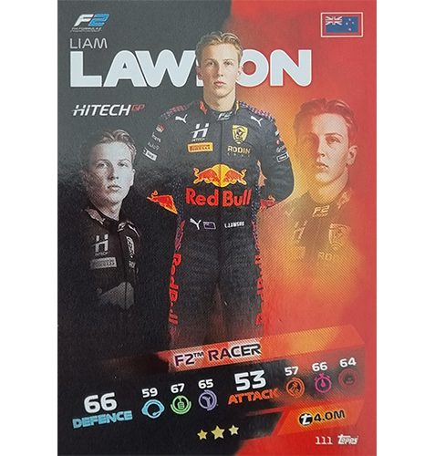 Turbo Attax 2021 Nr 111 Liam Lawson