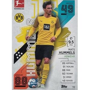 Topps Match Attax Bundesliga 2021/22 Nr 112 Mats Hummels
