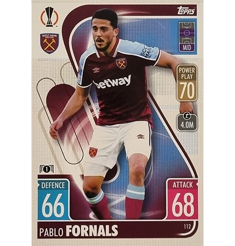 Topps Champions League 2021/2022 Nr 112 Pablo Fornals