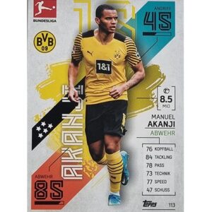 Topps Match Attax Bundesliga 2021/22 Nr 113 Manuel Akanji