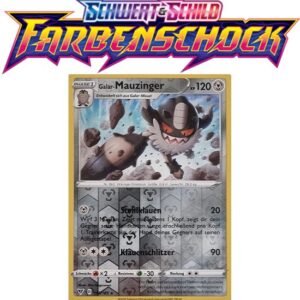 Pokémon Farbenschock Galar-Mauzinger 113/185 REVERSE HOLO