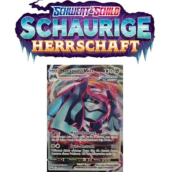 Pokémon Schaurige Herrschaft 113/198 Metagross-VMAX FULLART