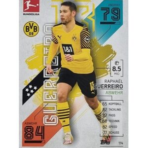 Topps Match Attax Bundesliga 2021/22 Nr 114 Raphael Guerreiro