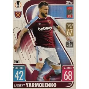 Topps Champions League 2021/2022 Nr 114 Andrey Yarmolenko