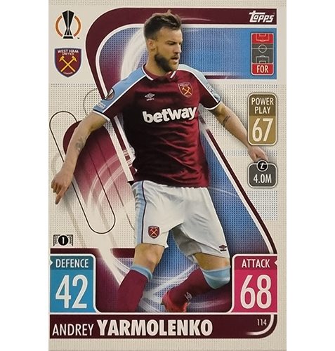 Topps Champions League 2021/2022 Nr 114 Andrey Yarmolenko