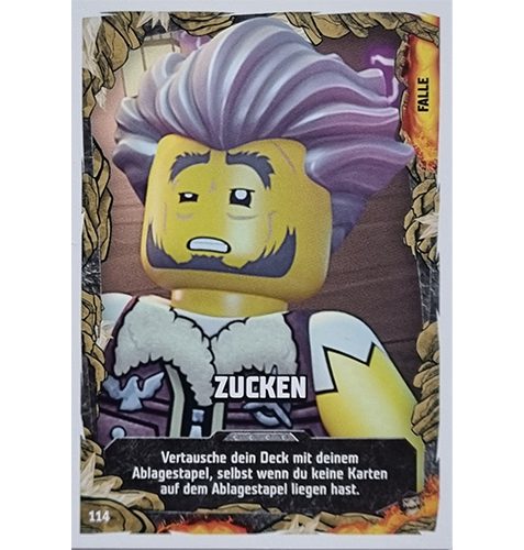 Lego Ninjago Serie 6 NEXT LEVEL Trading Cards Nr 114 Zucken