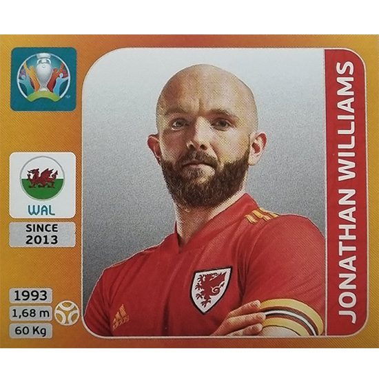 Panini EURO 2020 Sticker Nr 114 Jonathan Williams