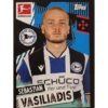 Topps Bundesliga Sticker Saison 2021/2022 Nr 115 Sebastian Vasiliadis