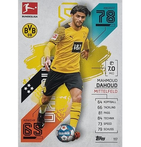 Topps Match Attax Bundesliga 2021/22 Nr 117 Mahmoud Dahoud