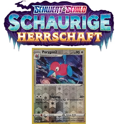 Pokémon Schaurige Herrschaft 117/198 Porygon2 REVERSE HOLO