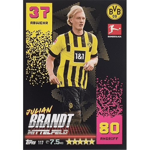 Topps Match Attax Bundesliga 2022-23 - Nr 117 Julian Brandt