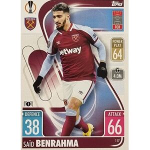 Topps Champions League 2021/2022 Nr 117 Said Benrahma