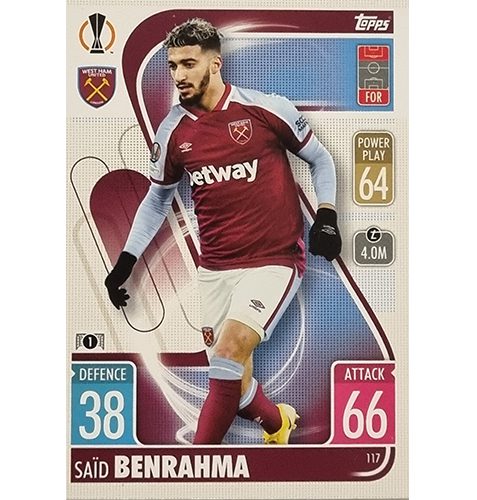 Topps Champions League 2021/2022 Nr 117 Said Benrahma