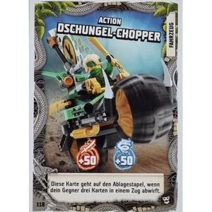 Lego Ninjago Serie 6 NEXT LEVEL Trading Cards Nr 118 Aktion Dschungel Chopper