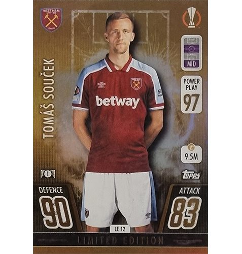 Topps Champions League 2021/2022 LE 12 Tomas Soucek