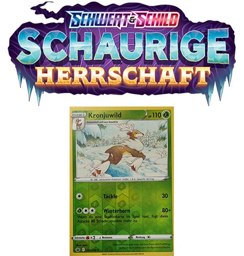 Pokémon Schaurige Herrschaft 012/198 Kronjuwild REVERSE HOLO