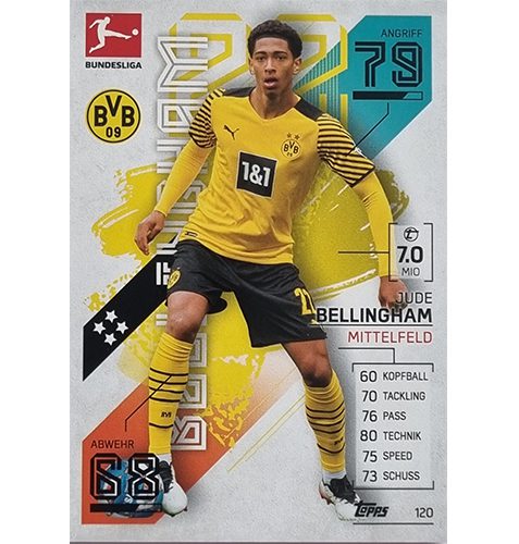 Topps Match Attax Bundesliga 2021/22 Nr 120 Jude Bellingham