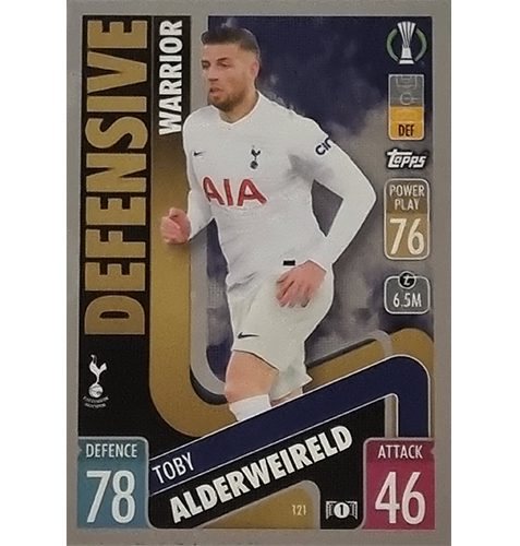 Topps Champions League 2021/2022 Nr 121 Toby Alderweireld