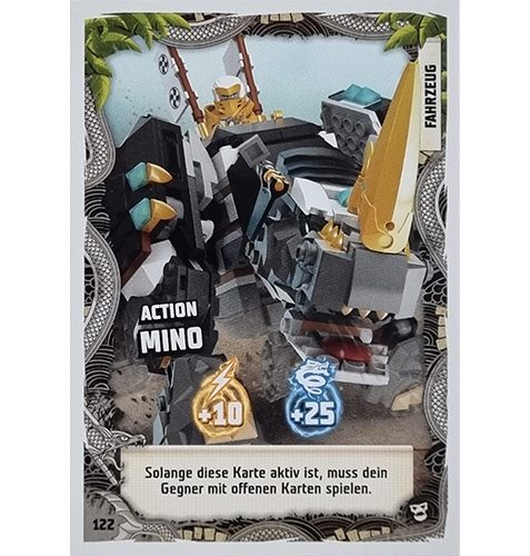 Lego Ninjago Serie 6 NEXT LEVEL Trading Cards Nr 122 Action Mino