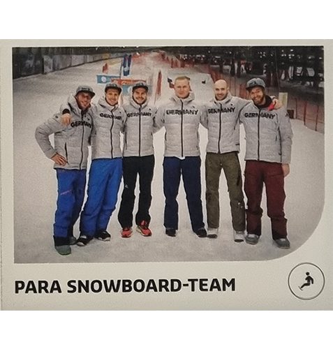 Panini Winterspiele 2022 Peking Sticker - Nr 123 Para Snowboard-Team