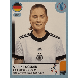 Panini Frauen EM 2022 Sticker - Nr 123 Sjoerke Nüsken