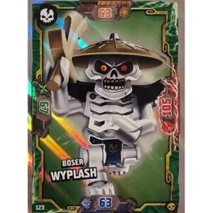 Lego Ninjago Serie 6 Trading Cards Nr 123 Böser Wyplash