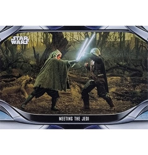 Topps The Mandalorian Trading Cards 2021 Nr 124 Meeting the Jedi