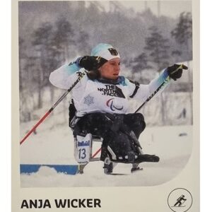 Panini Winterspiele 2022 Peking Sticker - Nr 124 Anja Wickler