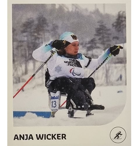 Panini Winterspiele 2022 Peking Sticker - Nr 124 Anja Wickler