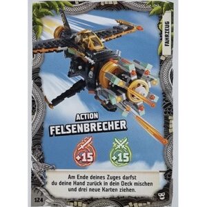 Lego Ninjago Serie 6 NEXT LEVEL Trading Cards Nr 124 Action Felsenbrecher