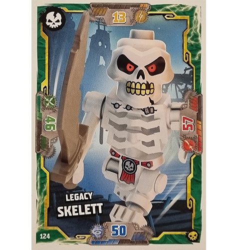 Lego Ninjago Serie 6 Trading Cards Nr 124 Legacy Skelett